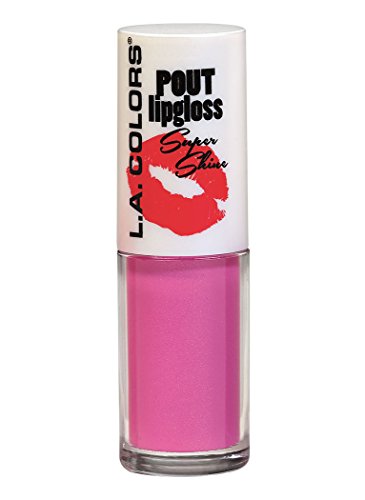 L.A. COLORS Pout Shiny Lip Gloss, Sweet Shimmer 2-Pack
