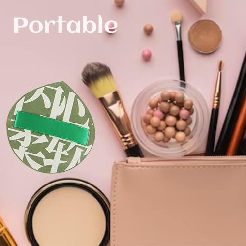 Makeup Sponges with Handle and Case 2 Pcs Foundation Puff