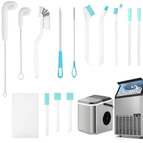 Potanro 14-Piece Ice Maker Cleaner Brush Set for Deep Cleaning