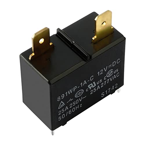 Song Chuan 891WP 12VDC 25A Power Relay for HVAC and Appliance Control