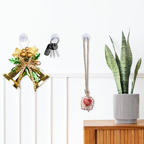 30Pcs Mini 2cm Suction Cups - Clear PVC for Home & Office Use