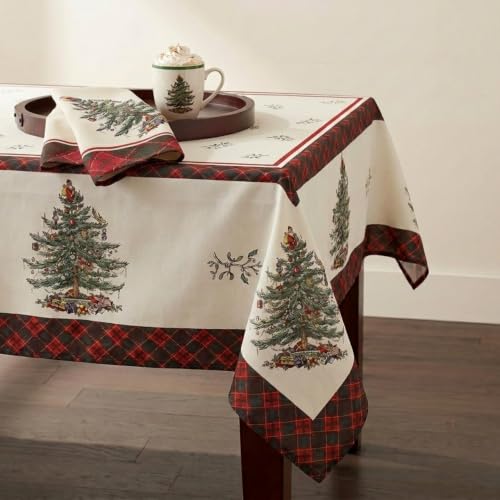 Spode Rectangular Tablecloth 70 x 52 Inches Holiday Festive Dining