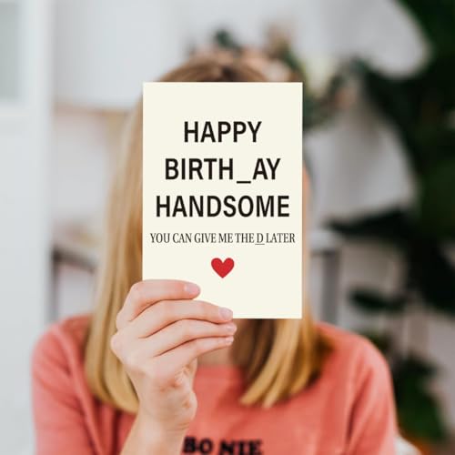 Funny Birthday Card for Men - Unique Gift for Husband & Boyfriend