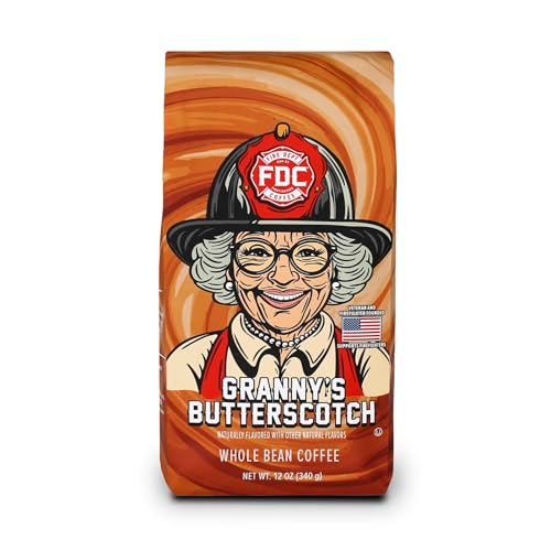 Granny's Butterscotch Whole Bean Coffee - 12oz | Fire Department Coffee