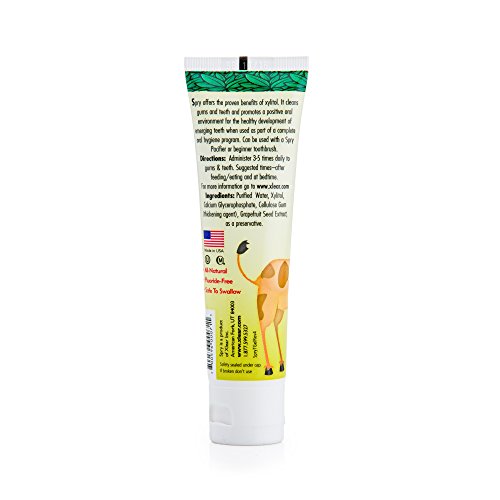 Spry Natural Kids Xylitol Tooth Gel Variety Flavor, 2 Fl Oz (Pack of 3)