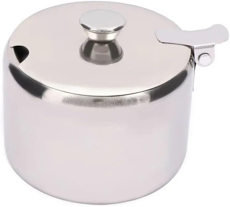 Skiennix Mini Kitchen Spice Storage Jar - Versatile Sugar, Jam & Salt Container | 9.5cm