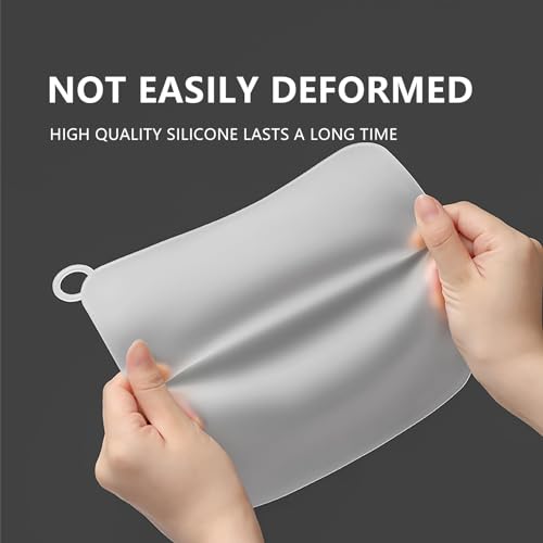 Silicone Drain Cover Set - 3 Anti-Odor Plugs for Kitchen & Bathroom