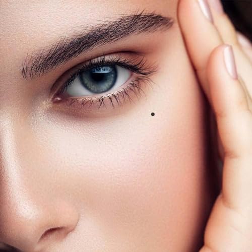 10Pcs Black Temporary Tattoo Stickers Korean Style Eye Corner Beauty Art