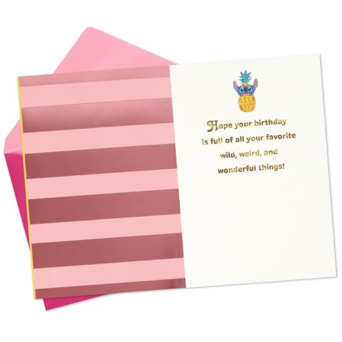 Hallmark Disney Lilo & Stitch Birthday Card - Wild, Weird & Wonderful