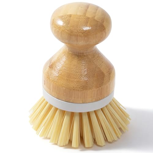 Natural Bamboo Dish Brush - Eco-Friendly Kitchen Scrubber
