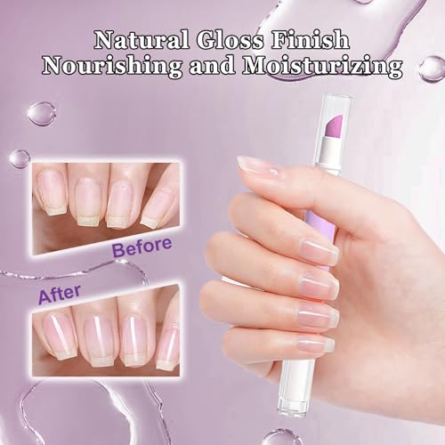 Ceramic Cuticle Pusher and Nourishing Oil Pen for Nail Care