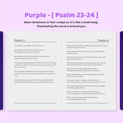 Katatdes Bible Pillow with Book Design - Soft Plush Decorative Cushion for Home & Gifts (Purple)