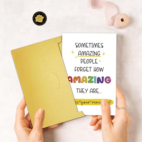 White Thank You Cards with Envelopes 8 x 5.3 Inches - Pack of 6
