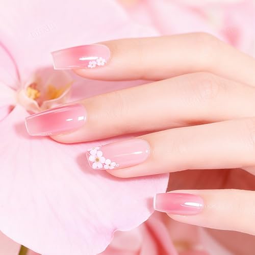 Xyembu 2PCS Ombre Nail Brush Set for Gradient Art and Fine Details