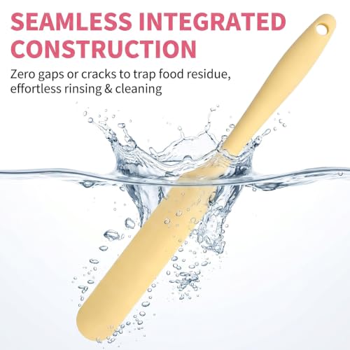 5-Piece Silicone Jar Spatula Set - Heat Resistant & Flexible Kitchen Scrapers
