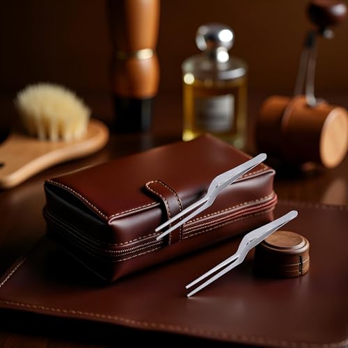 Tnyvm Stainless Steel Lighted Ear Tweezers Set - 2 Pcs