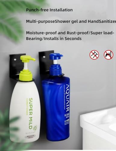 Wall Mount Soap Dispenser Holder Set Stainless Steel 3PCS for Kitchen Bathroom