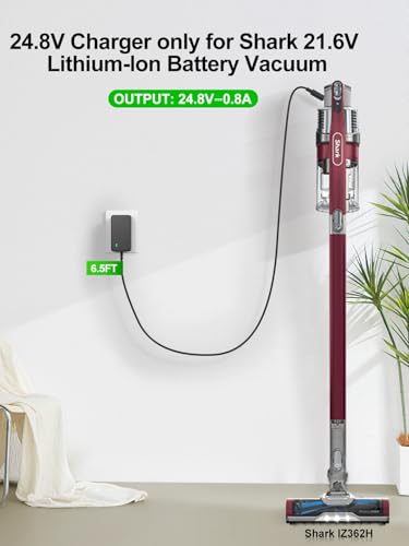 24.8V Charger for Shark Rocket Pet Pro Cordless Vacuum - DK33-248080H-U