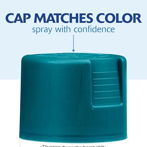 Rust-Oleum Painter's Touch Ultra Matte Deep Teal Spray Paint, 12 oz (Pack of 4)