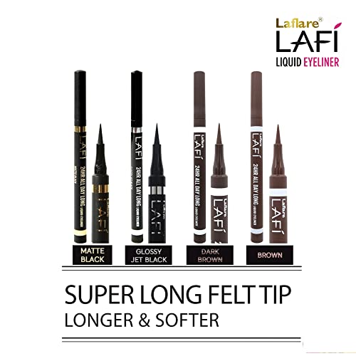 Laflare Liquid Eyeliner - Waterproof & Smudgeproof Dark Brown