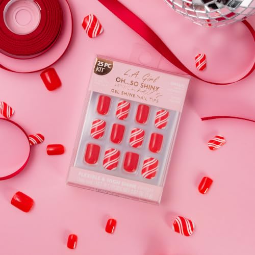 L.A. Girl Oh So Shiny Artificial Nail Tips Kit - Minty Moments