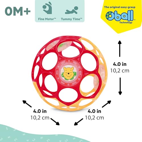Disney Winnie the Pooh Oball Rattle - Jingle & Shake Infant Toy