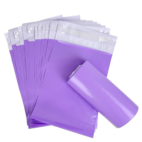 JoseHana 100 Pcs Purple Sanitary Disposal Bags, Self-Sealing Hygiene Pouches