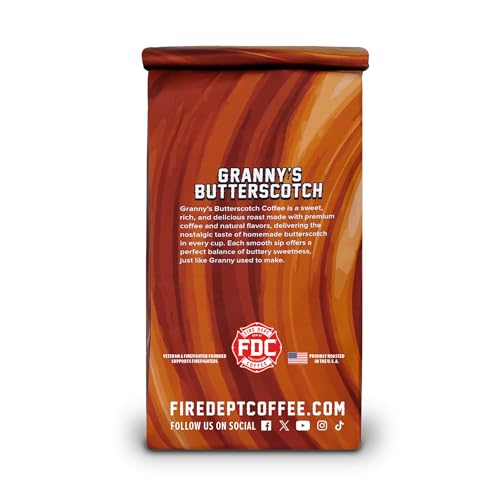Granny's Butterscotch Whole Bean Coffee - 12oz | Fire Department Coffee