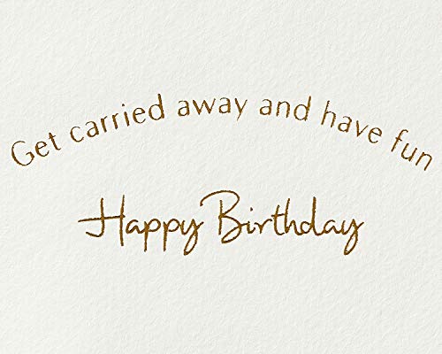 Papyrus Carried Away Birthday Card with Balloons
