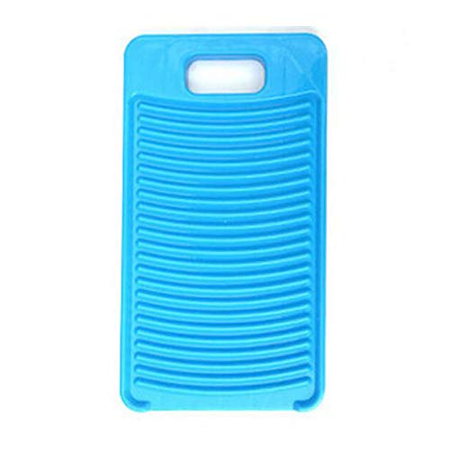 JWCE Mini Plastic Washing Board for Baby Clothes - Blue