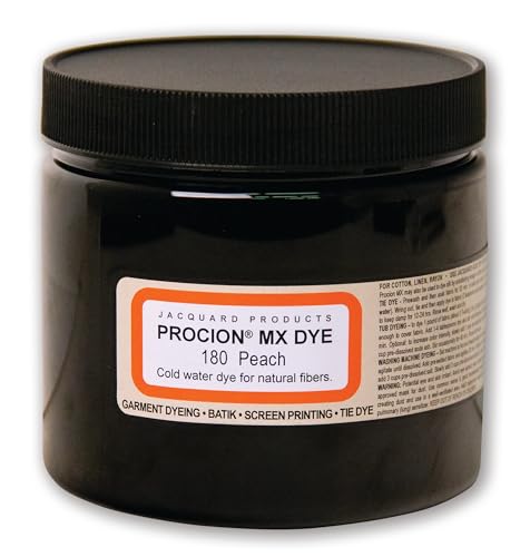Procion Mx Dye Peach 8oz - Vibrant Fabric Dye for Natural Fibers