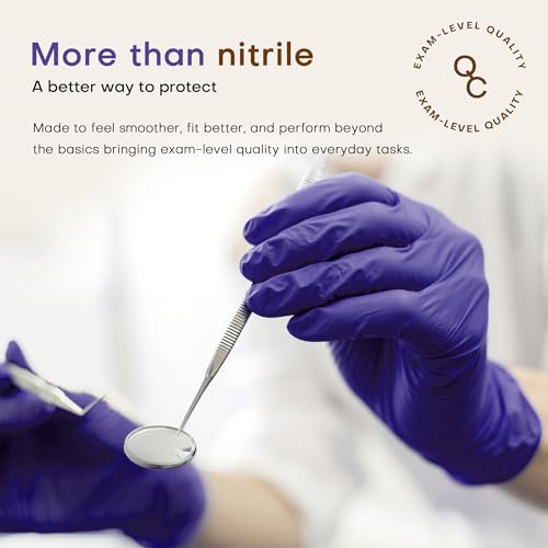 SUP Powder-Free Nitrile Exam Gloves, Large 100 Ct, Food Safe