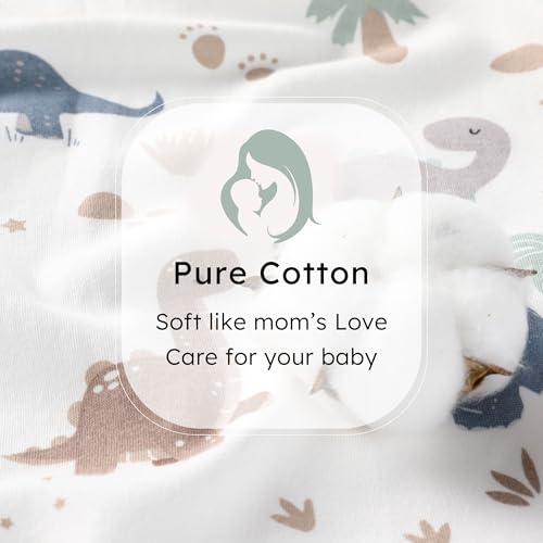 FIEMOL Baby Sleep Sack 0-6 Months, 100% Cotton Wearable Blanket