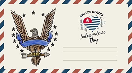 Estivaux 4th of July Silicone Clear Stamps - American Eagle & Stars