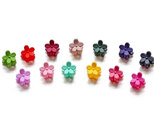 IFfree Mini Assorted Hair Claw Clips 30 Pcs - Kids Hair Accessories