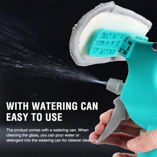 Kakalote Blue 4-in-1 Window Cleaning Kit with Squeegee & Spray Bottle