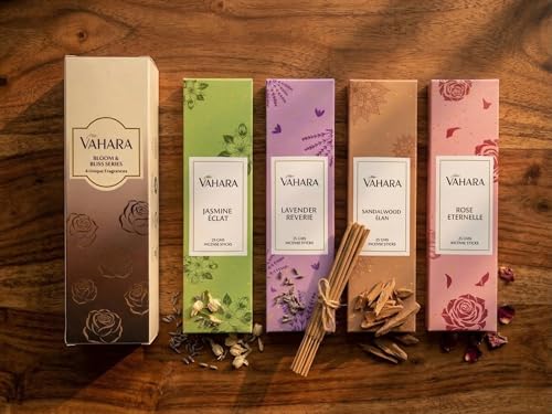 Bloom & Bliss Incense Sticks - Natural Long Burning Aroma for Meditation & Relaxation