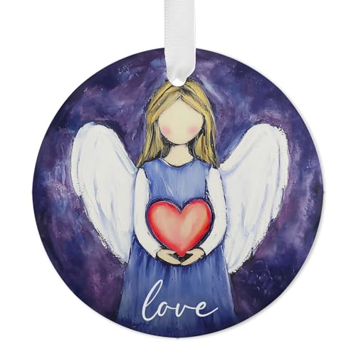 Love Angel Christmas Ornament Memorial Keepsake 3-Inch Gift Boxed