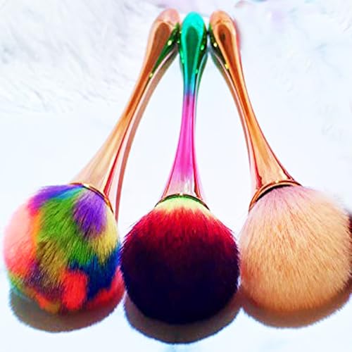 AM RIGHT THIRTY Large Powder Makeup Brush for Mineral Foundation and Blush