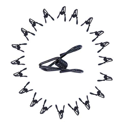 30 Pcs 2 Inch Black Metal Chip Clips - Rustproof & Waterproof Bag Clips