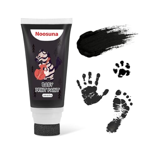 Non-Toxic Baby Hand and Footprint Paint with Sponge Applicator - 1.69 fl oz