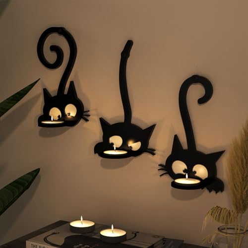 Cat Silicone Resin Mold for Candle Holders - DIY Home Decor