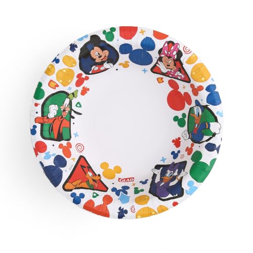 Disney Mickey & Friends Disposable Paper Bowls, 12 Oz, 40 Ct