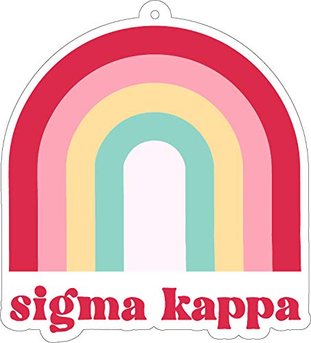 Sigma Kappa Rainbow Air Freshener - 2 Pack, Flowers & Sunshine Scent