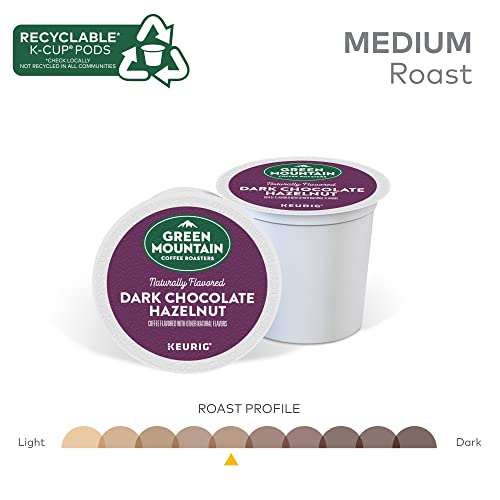 Green Mountain Dark Chocolate Hazelnut Coffee K-Cup Pods - 72 Count