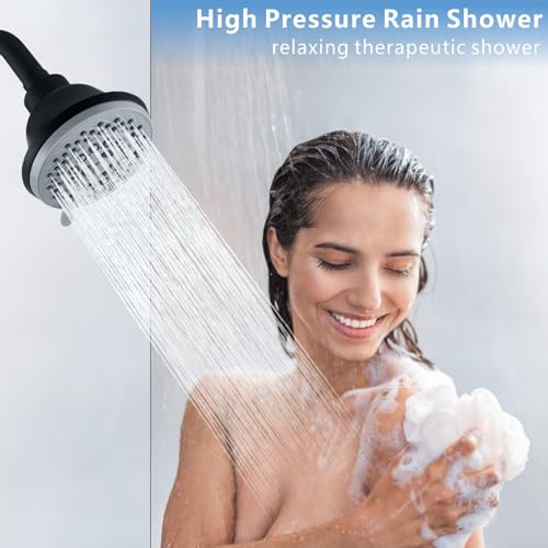 Nuodan 5-Mode High Pressure Shower Head - Midnight Matte Black