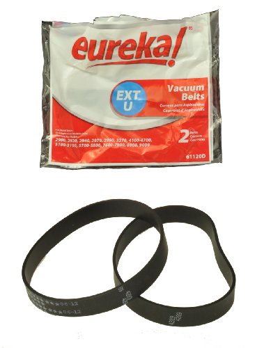 Eureka Style U Vacuum Belts - 61120 Replacement Parts (2-Pack)