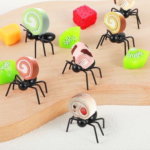 36 Pcs Reusable Ant Toothpicks for Party Decorations