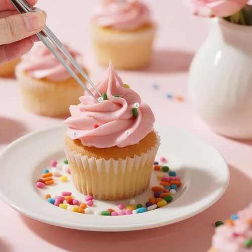 Stainless Steel Cake Decorating Tools Kit - 3 Piece Set for Precision Sprinkles