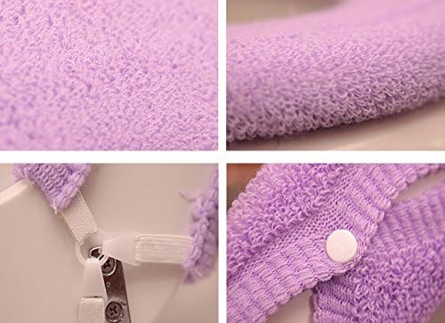 Warmtree Plush Soft Thick Toilet Seat Cover - Purple Washable Pad